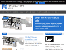 Tablet Screenshot of fratellicantoni.com